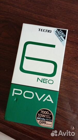 TECNO Pova 6 Neo, 8/128 ГБ