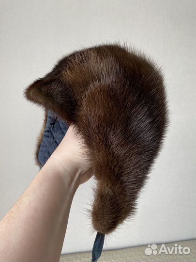 Шапка норковая детская