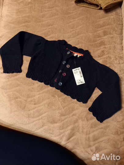 Новая кофта-болеро на девочку, 86 см