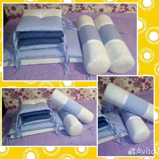Подушки-бортики в кроватку Новые