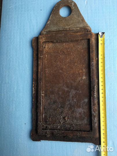 Заслонка печная чугунная