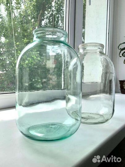 Банки 0,5 ;0,7 ; 3л