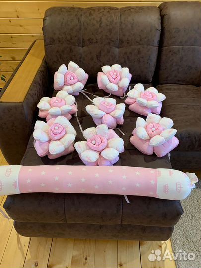 Бортики в детскую кроватку