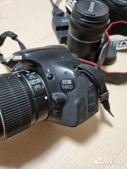 Canon 600D, 2 объектива, карта 32Гб