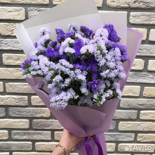 Статица/букеты статица/сухоцвет