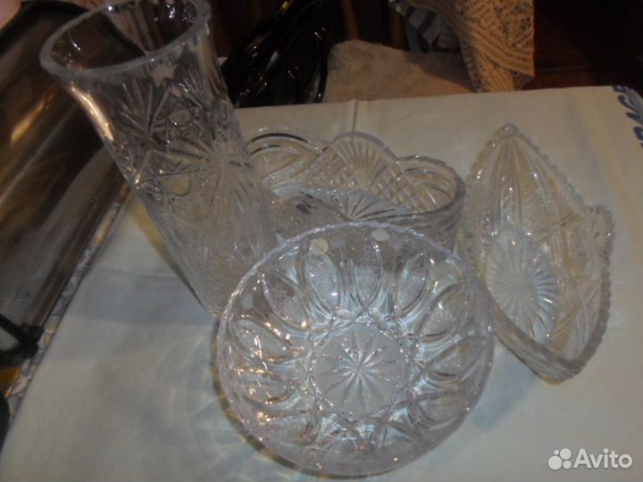 Хрустальная посуда СССР