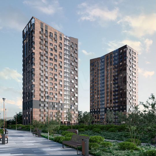 1-к. квартира, 34,5 м², 6/19 эт.