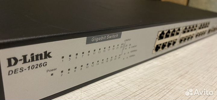 Коммутатор D-Link Gigabit Switch DES-1026G 26 x RJ