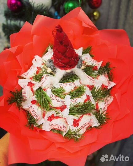 Сладкий букет из конфет