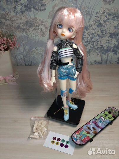 Кукла шарнирная xiaomi Монст Мишка бжд Крузелинг