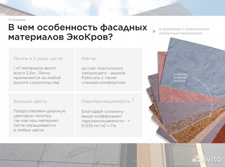 Гибкие фасадные панели
