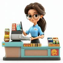 Сотрудник ресторана быстрого питания, Видное
