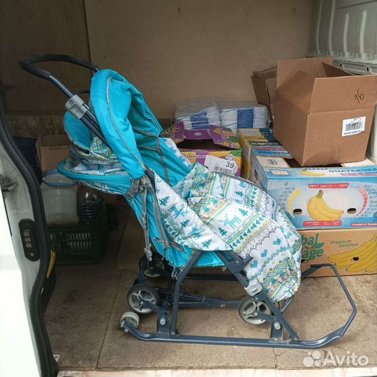 Коляска санки