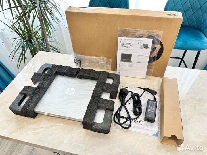 Новый ноутбук Hp 15S Ryzen 5 5500U x12 512Gb 8Gb