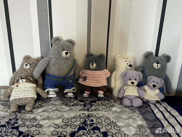 Вязаные игрушки ручной работы