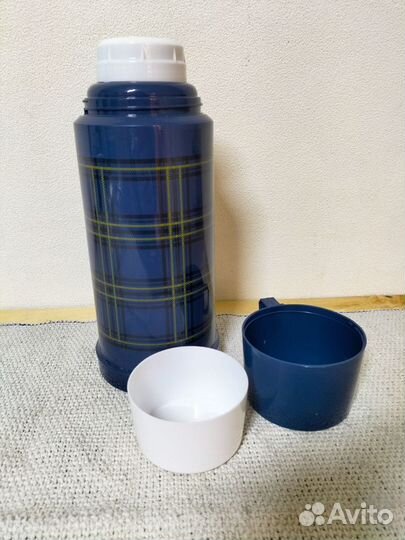 Термос 1 литр, реально сохранит кипяток, стекло