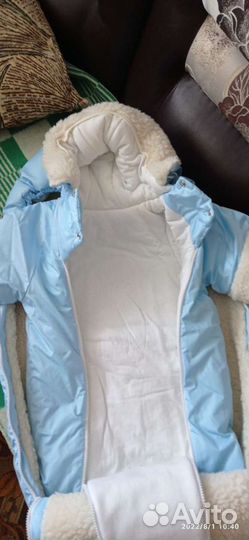 Зимний конверт в коляску на овчине