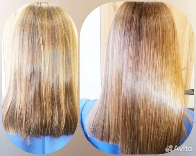 Реконструкция волос (кератин, ботокс)