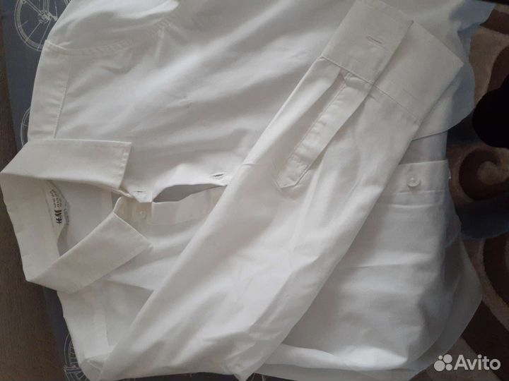 Белая рубашка h&М