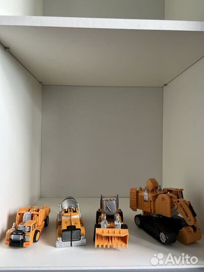 Робот трансформер комплект 4 шт