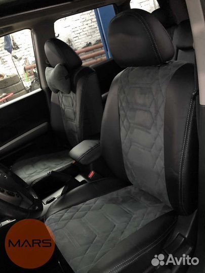 Авточехлы для Nissan X-Trail из экокожи