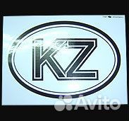 Наклейка 'кz'