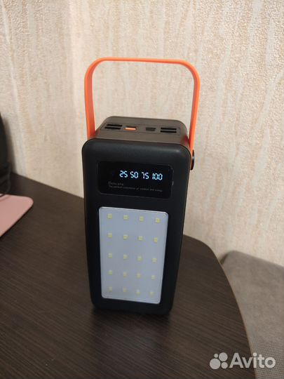 Большой power bank Зарядная станция (белый)