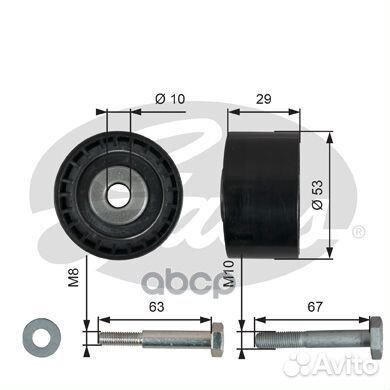 Ролик T42140 Gates