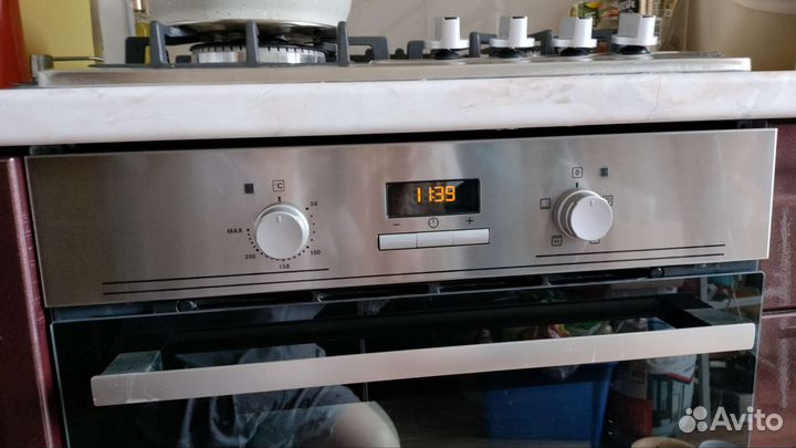 Газовый встраиваемый духовой шкаф Electrolux