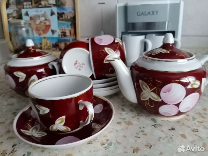 Чайный сервиз Дмитровский фарфор