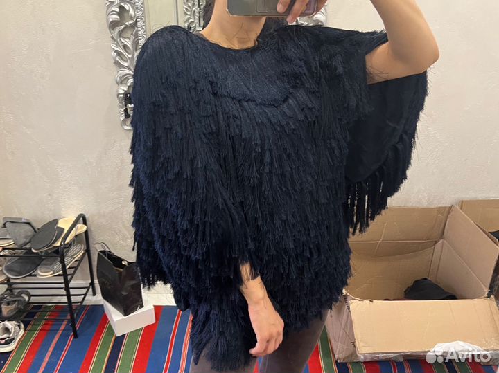 Пончо h&m premium collection