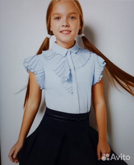 Блузка для школы рост 140