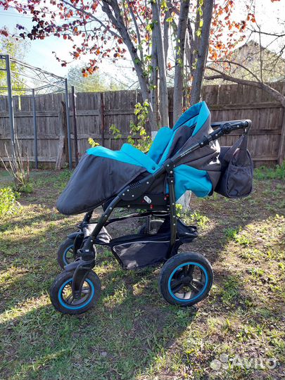 Коляска 2в1 Babyton Rocky Blue