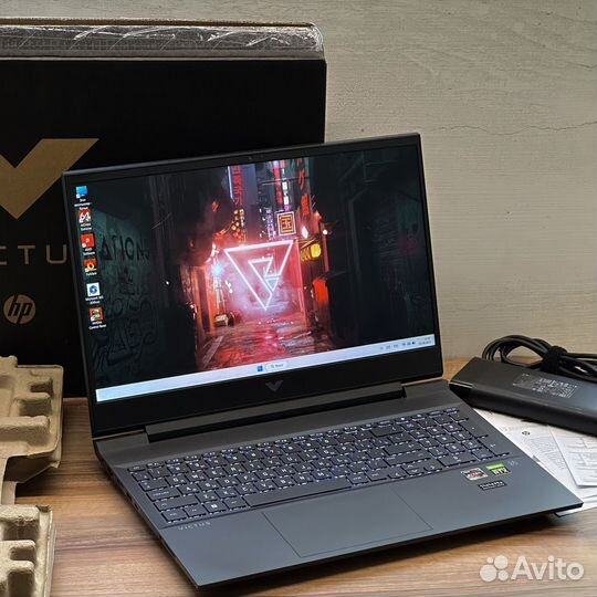 HP Victus 16.1 144Гц Ryzen 5/RTX 3050Ti/16GB/SSD