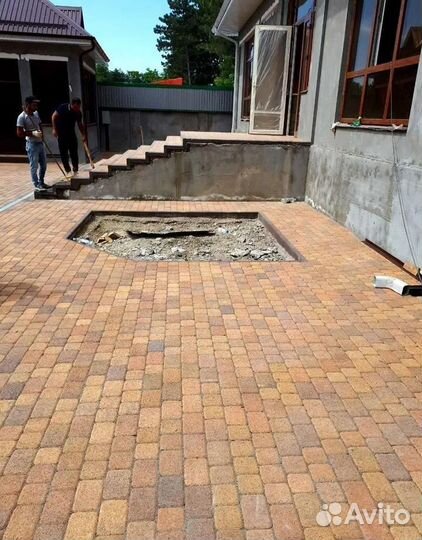 Тротуарная плитка и укладка