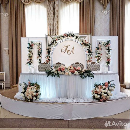 Оформление свадеб, юбилеев, корпоративов