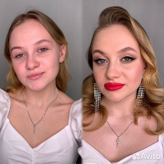 Макияж и прическа