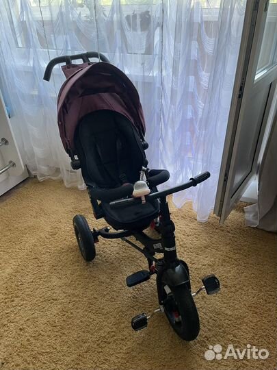 Велосипед трехколесный с ручкой