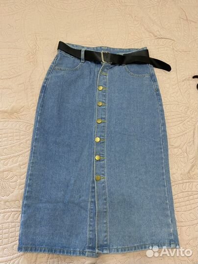 Джинсовая юбка