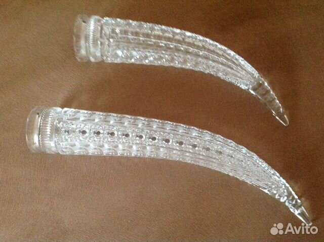 Рог для вина, хрусталь, времён СССР