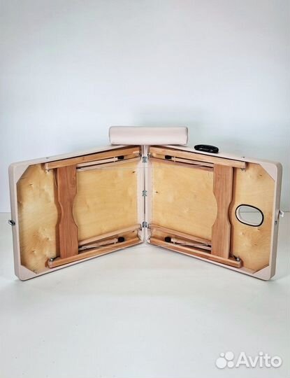 Кушетка массажный стол + полувалик и стул мастера