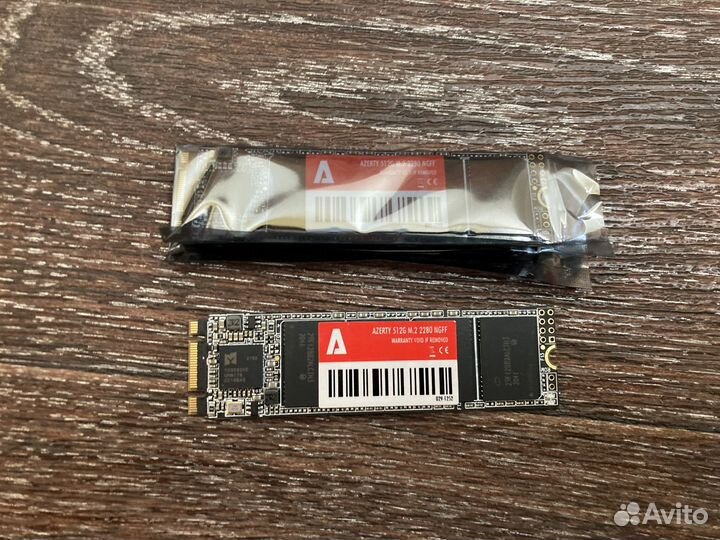 Жесткий диск SSD M.2 2280 ngff 512Gb Azerty 1024GB