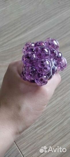 Лизун в сетке, мяч антистресс