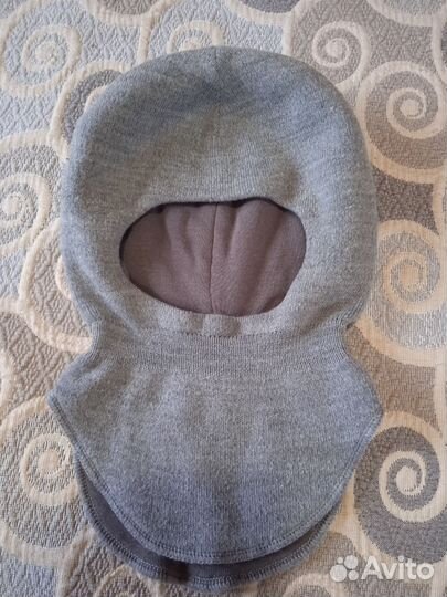 Шапка шлем для мальчика зима
