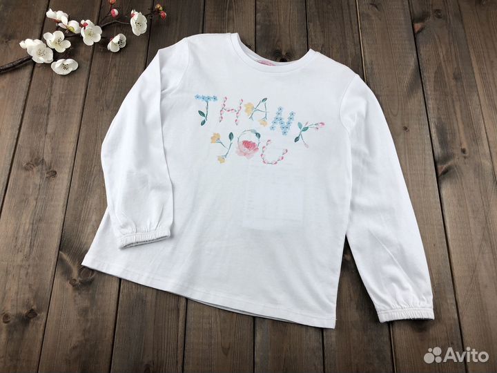 Лонгслив новый для девочки Италия