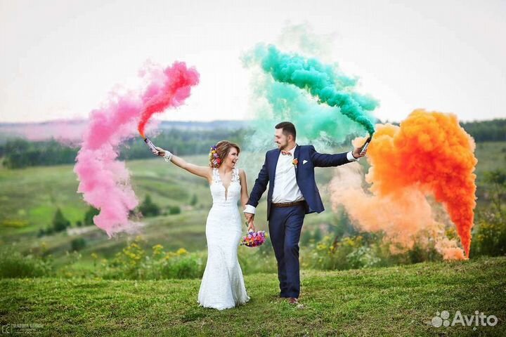 Цветной дым