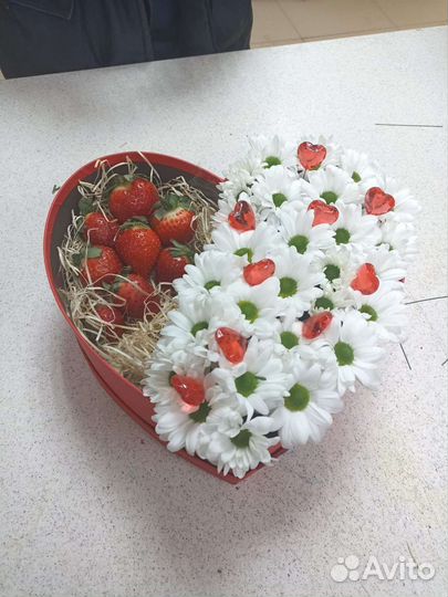 Сердце с цветами