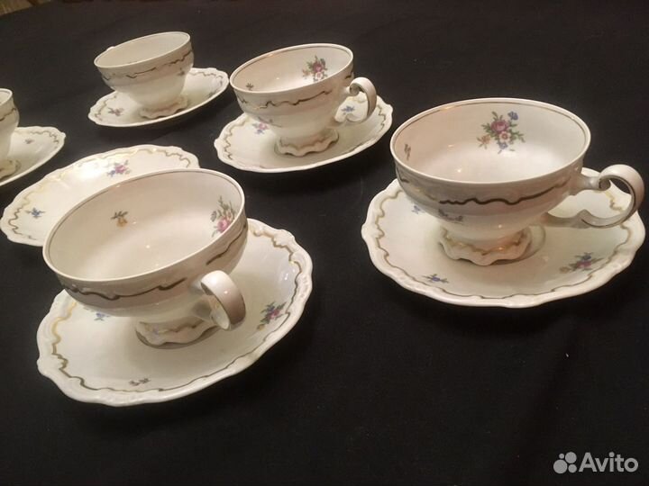 Weimar чашки и блюдца