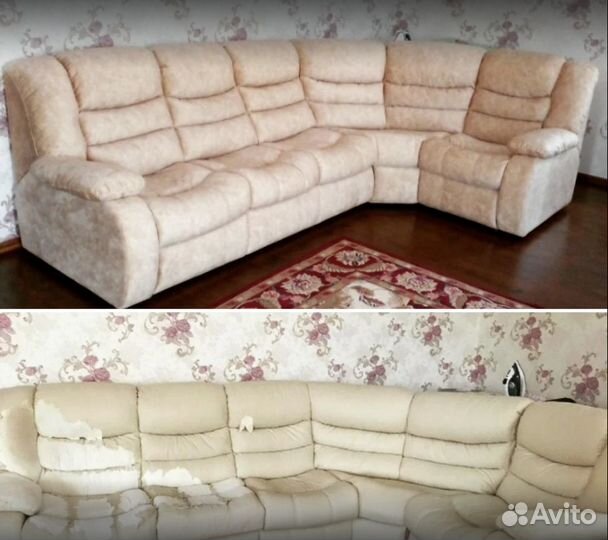 Перетяжка мебели на дому