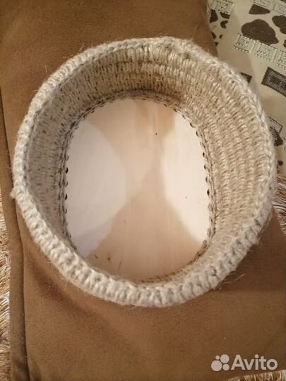 Корзинка из джута